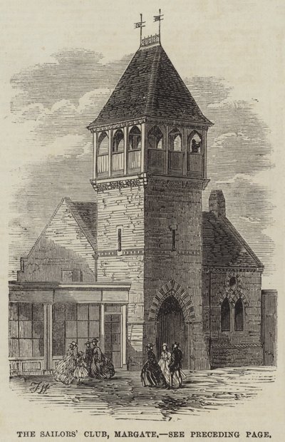 De zeemansclub, Margate door Frank Watkins